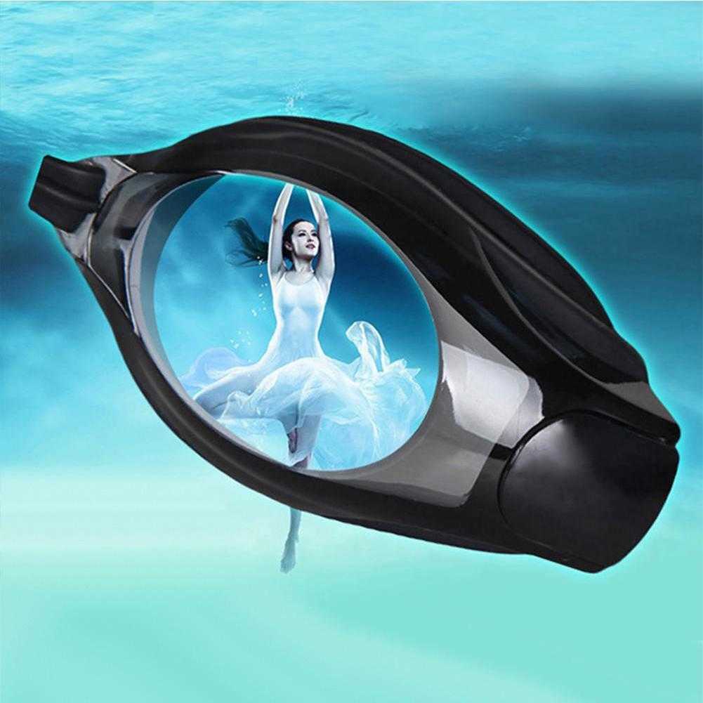 Goggles Swimming Goggles Swimming Glasses Anti Fog Goggles Set UV Protection Wide View Justerbara glasögon med näsklippör Plug -adluts P230408