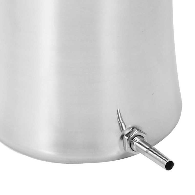 New 2L Health Stainless Steel Enema Bucket Suitable for Colon Cleansing Reusable Constipation Cleaning Detoxification Cleansing Enem