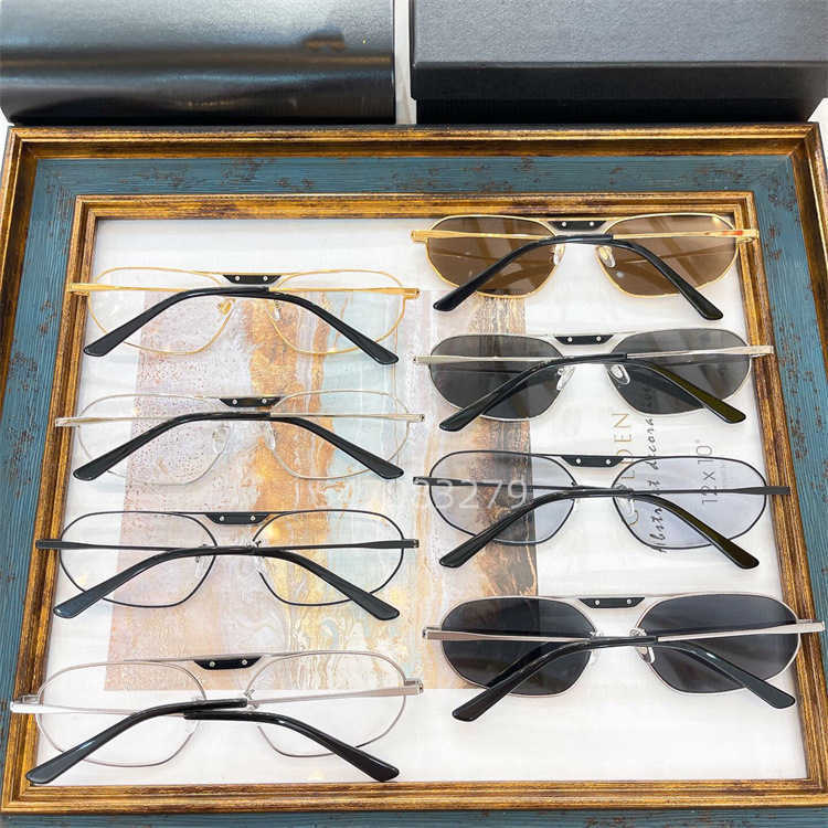 2023 Nouvelles lunettes de soleil de créateurs de luxe Accueil Hailey Lunettes de soleil de même style Personnalisé Narrow INS Fashion Eyeglass Frame BB0245