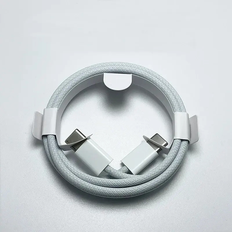 Cavo caricabatterie USB C da 60 W 3 A iPhone 15 tipo C a C Cavo di ricarica rapida intrecciato in nylon