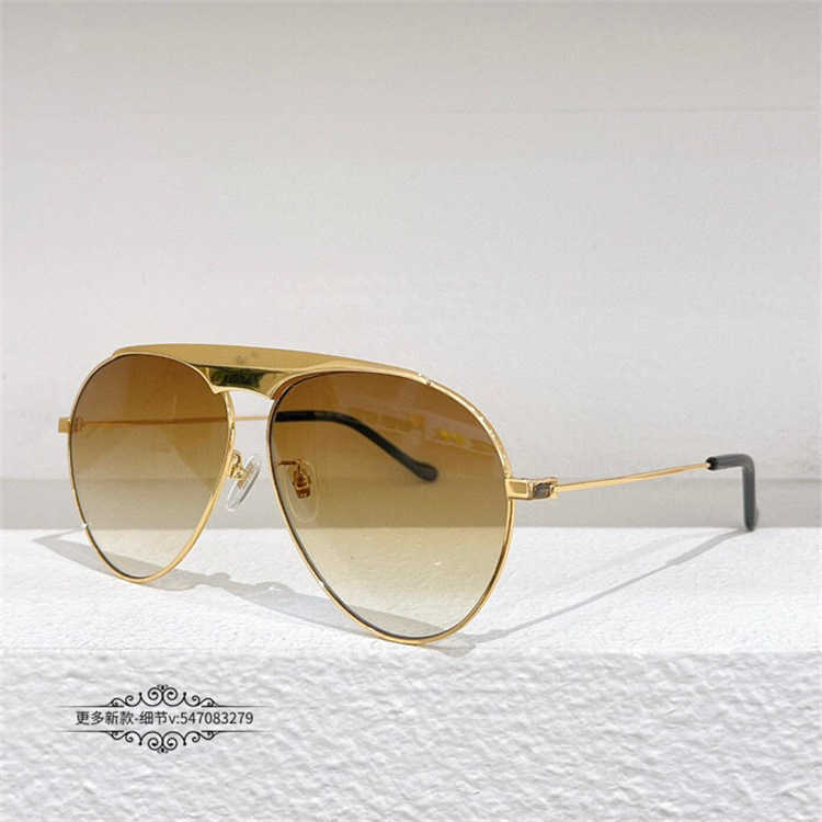 2023 New luxury designer sunglasses Gjiains Network Red Star Same Style Female Personality Toad Mirror Pilot Sunglasses Male gg0908