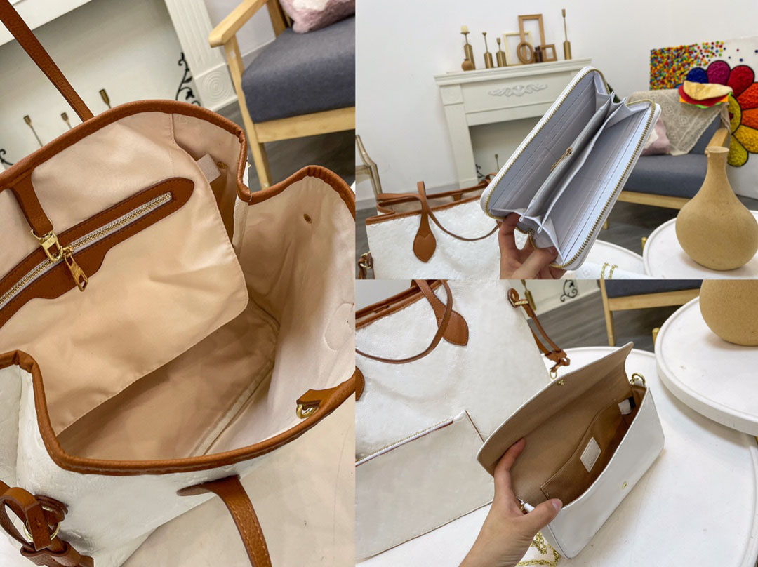 2023 New 3-in-1 Women's Luxury Shopping Bag Wallet Cosmetic Bag Top Designer Handbag designer travel Crossbody Shoulder bag