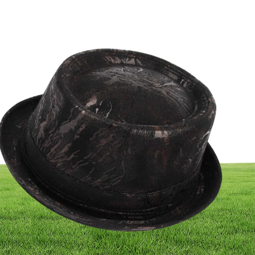 Czapki czapki czapki fedora dla mężczyzn dla mężczyzn Flat Pork Pie Hat Gentleman Bowler Church Jazz Sun Hat Big 4Size S M L XL T2210133493348