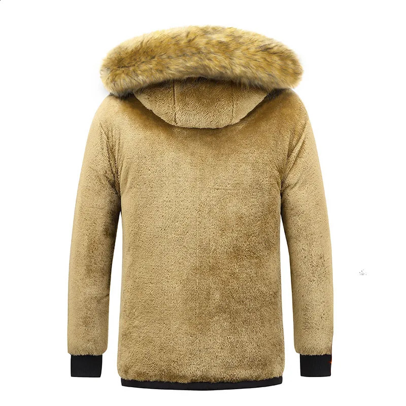 Herren Daunen Parkas Dicke Warme Winter Parka Männer Fleece Mit Kapuze Jacke Mantel Military Cargo Jacken Plus Größe 8XL Samt 231109