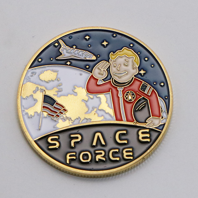 Konst och hantverk American Space Commemorative Coin