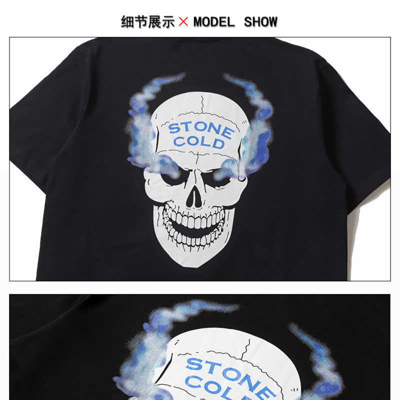 T-shirts voor heren Summer Fashion CottonCool Summer Skull Cotton T-shirts voor mannen en vrouwen