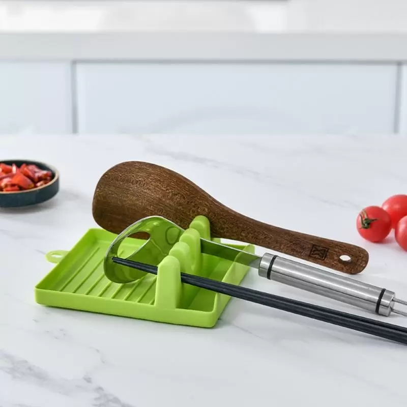 Pişirme eşyaları plastik kaşık istirahat mutfak organizatörü çatal spatula rafı tutucu tutucu stant sofra rafı kaşık kap kapağı tutucusu için