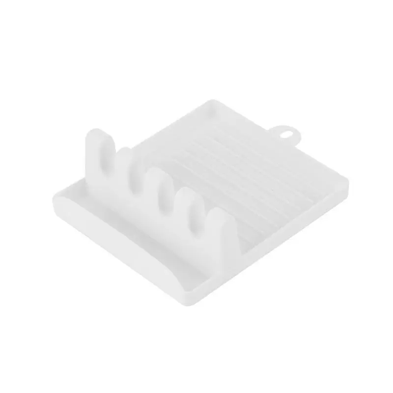 Ustensiles de cuisine Repose-cuillère en plastique Organisateur de cuisine pour fourchette Spatule Rack Porte-cuillère Support Vaisselle Support de rangement pour cuillère Porte-couvercle