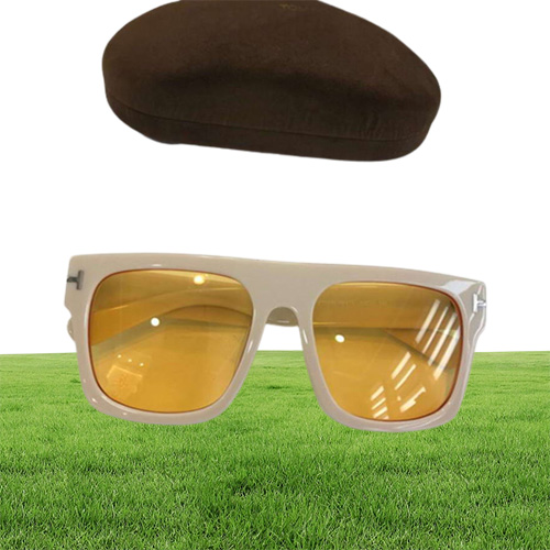 Ganze Herren Sonnenbrille Mod Ft0711 Fausto schwarz grau Gafas de Sol Luxusdesigner Sonnenbrillen Brillen Brillen Hochqualität Neu 5113156