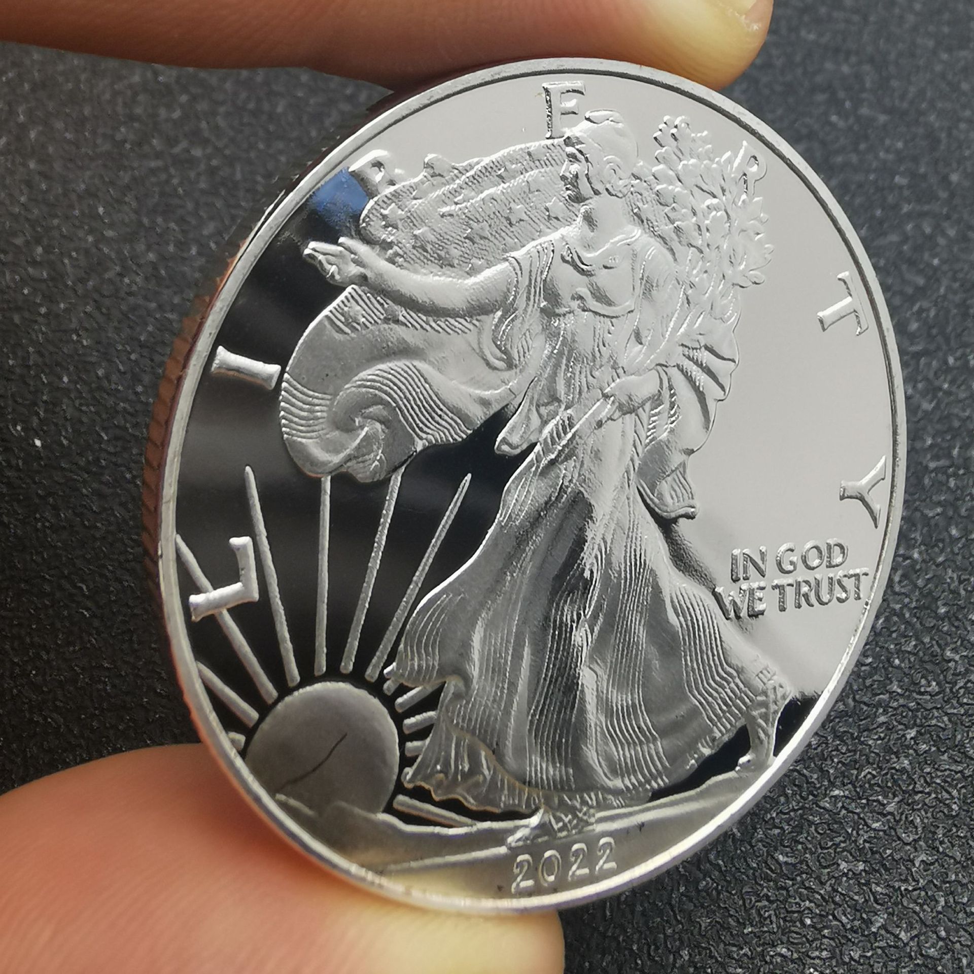 Искусство и ремесла Новое 2022 Spet US 2011-2022 Eagle Ocean Coin Silver Coin