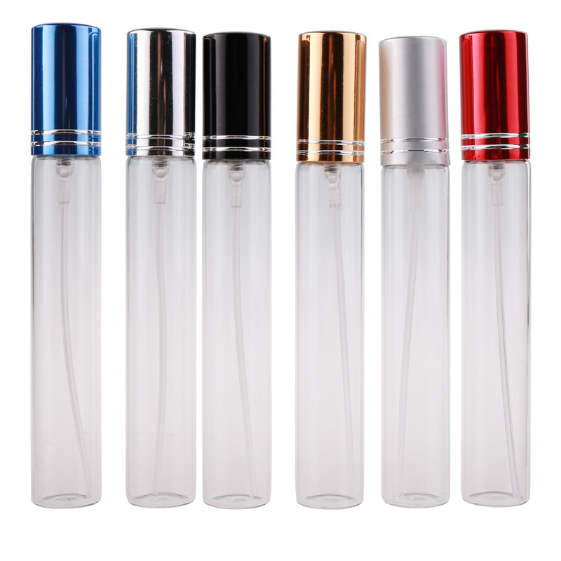 15ml Thin Glass Perfume Bottle Refillable Sample Test Vials Clear Glass Spray Bottle Thin Glass Tube