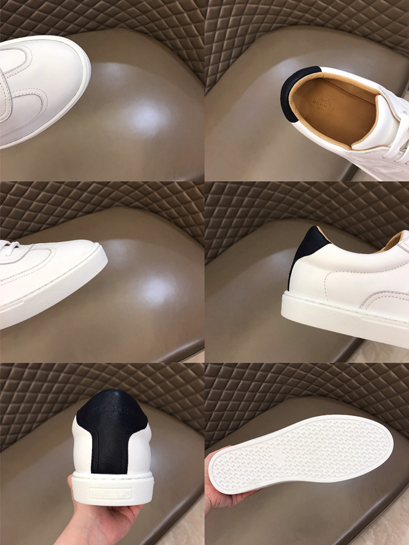 Designer de mode Hommes Conduire Chaussures Habillées Bas Épais Courir Baskets Italie Classique Bande Élastique Bas Haut Blanc Noir En Cuir En Plein Air Casual Chaussures De Sport Boîte UE 38-45