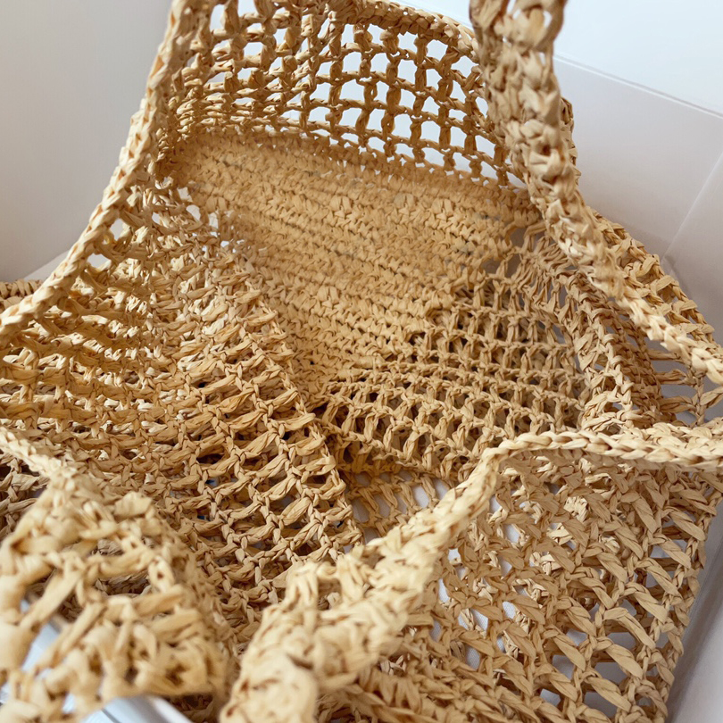 designer bag womens shoulder bag handbag high quality knitted bag straw bag beach simple bag