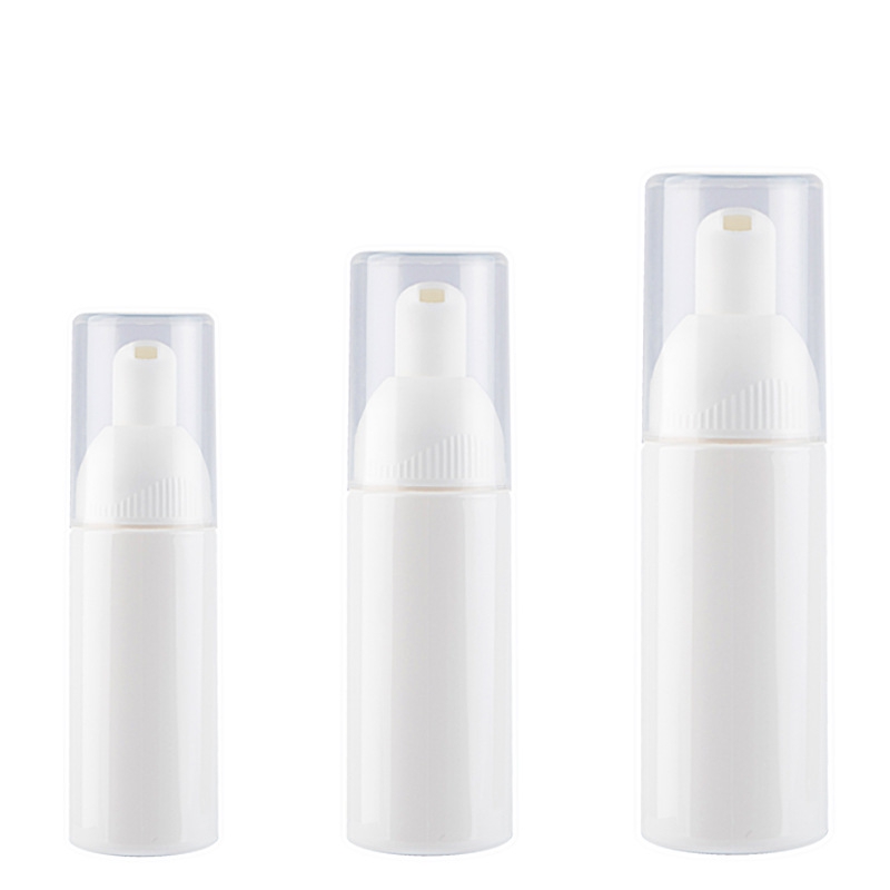 40ML / 50ml / 80ml Classique Presse Pompe Mousseur Bouteille Portable Voyage Mousse Liquide Distributeur avec Blanc Pompe Top DHL Gratuit