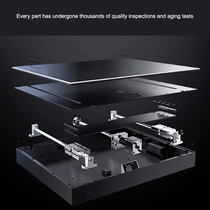 2023 Vendita calda UST Laser TV Piattaforma telescopica elettrica Proiettore a focale ultra corta Corsa telescopica 0-290mm Dimensioni 530*325*55mm