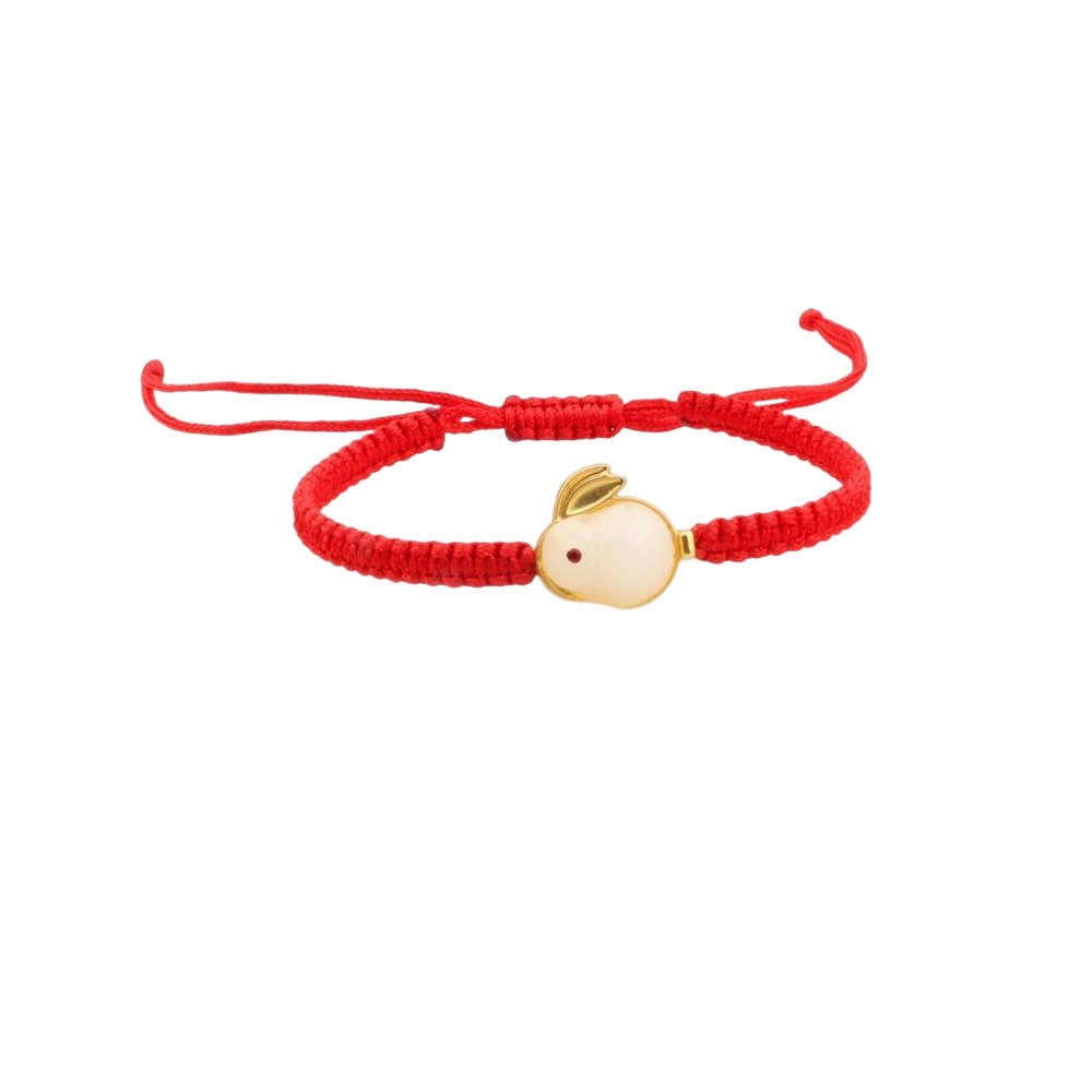 10 Stücke Mode Sympathische Kaninchen Charms Handgewebtes Verstellbares Armband Für Liebhaber Schmuck Geschenke