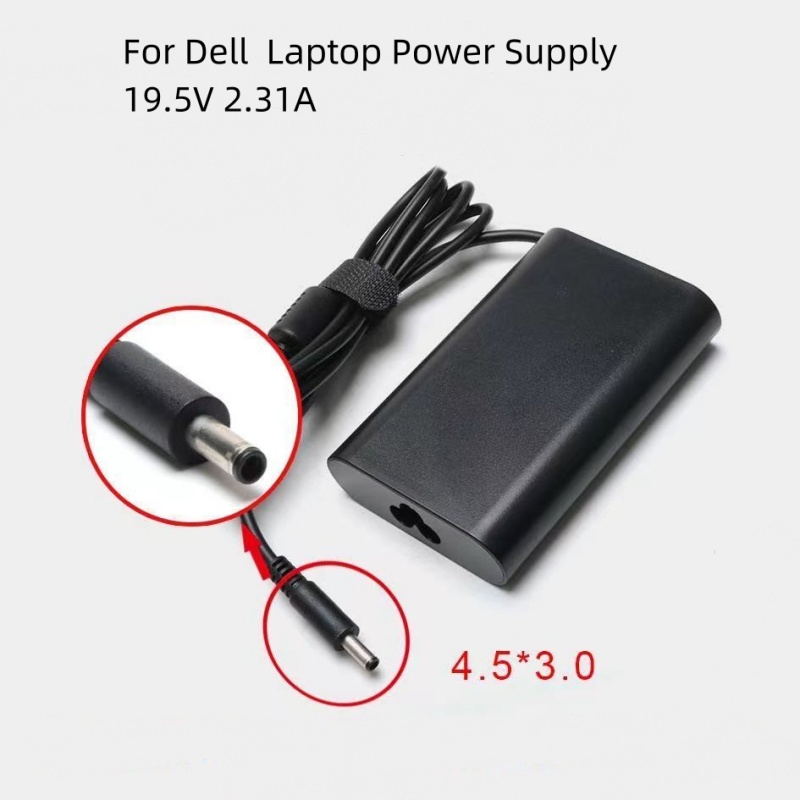 Chargeur adaptateur secteur pour ordinateur portable, 19.5V, 2,31 a, 45W, pour Dell Xps 12 13 13R 13Z 14 13-L321X 13-6928Slv Inspiron 15-3552 DC 4.5x3.0mm