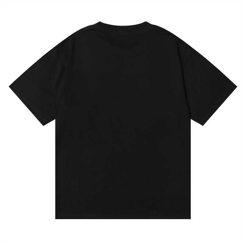 メンズTシャツトラプスター有刺鉄線アーチティーダークレタリング印刷された高品質のダブルヤーンコットン短袖Tシャツの男性と女性のためのTシャツ