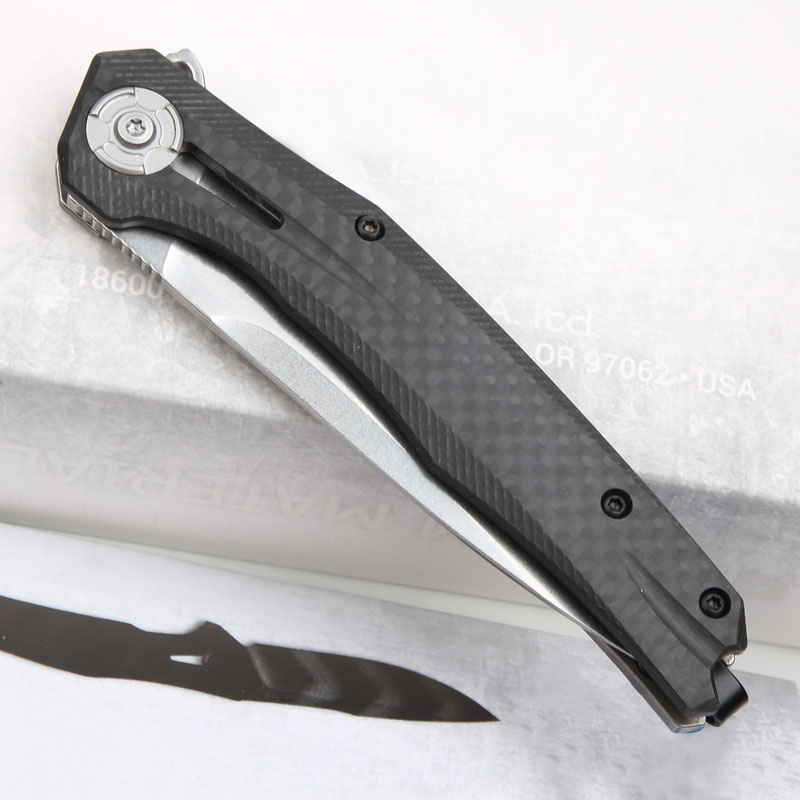 High Quality Flipper Folding knife 20CV Stone wash Blade Ball Bearing Fast Open EDC pocket Gift Folder knives