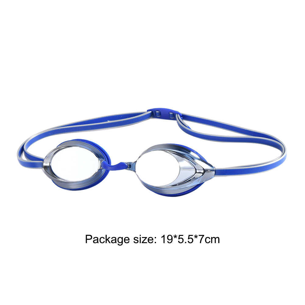 Goggles Anti-Fog плавательные очки ультрафиолетовые защиты упругие запечатанные очки водонепроницаемые силиконовые амортизаторные безопасные для профессиональных видов спорта P230408