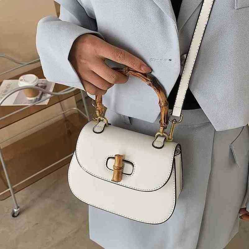 2024 Nouveau créateur pour femmes crossbody bambou bambou simple atmosphère petite personnalité tendance