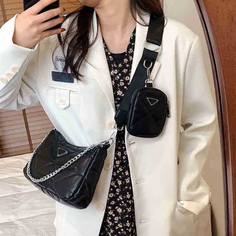 2023 Top Design Luxury Bags high quality Hot Advanced sense spring three piece cross body This year's