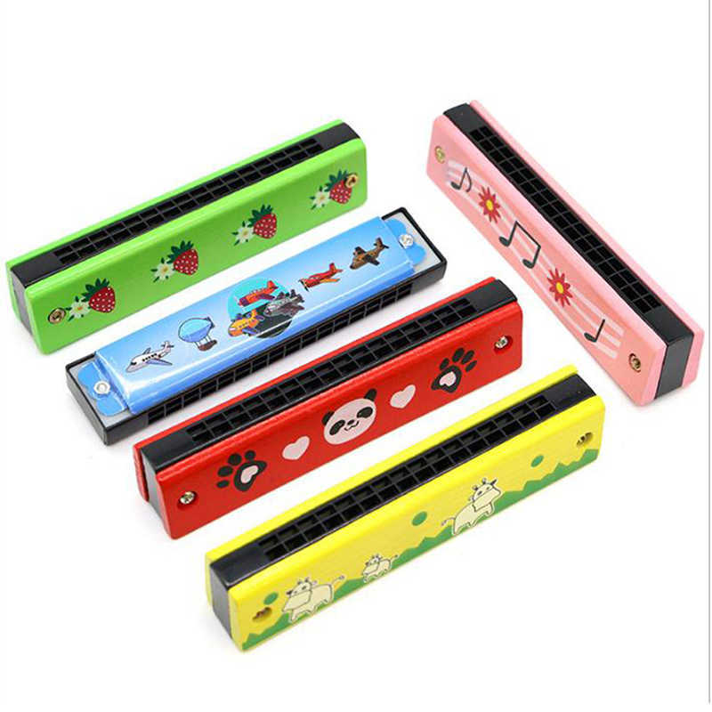 Keyboards Piano Cartoon 16 Holes Cute Harmonica Musical instrument Kids Educational Toys Instrument Children Gift Kids