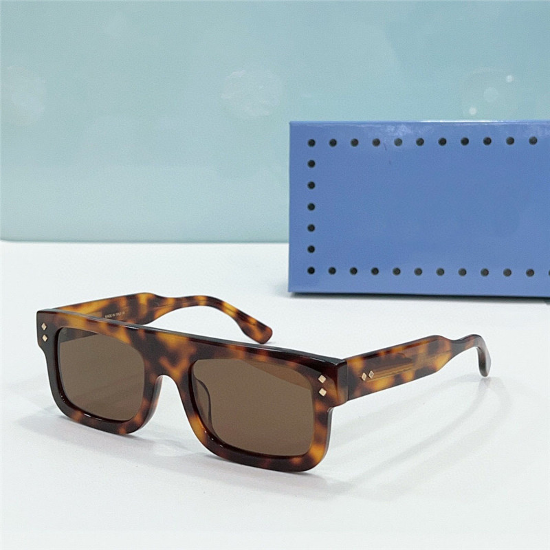 Occhiali da sole quadrati unisex di nuovo design alla moda 11085S montatura classica in acetato stile semplice e popolare versatile occhiali di protezione uv400 esterni