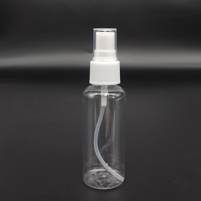 przezroczyste plastikowe butelki z balsamą do butelek 30 ml 50 ml kosmetyczny pojemnik na opakowanie plastikowe butelki z sprayem