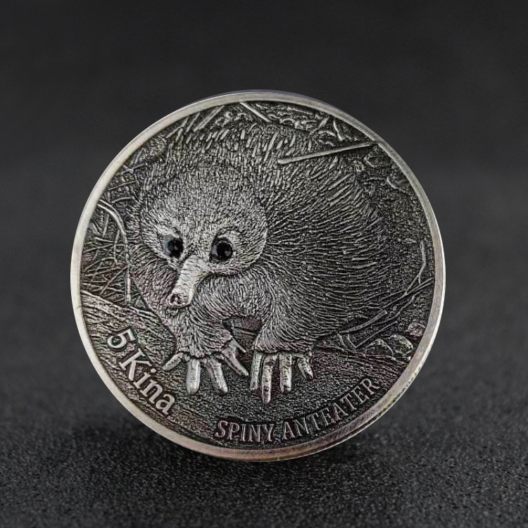 Искусство и ремесла Монгольская алмазная инкрустация монеты животных лебедь кроличья обезьяна эхидна памятная монета