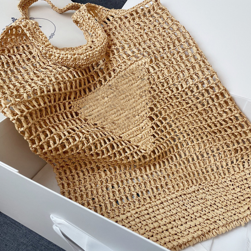 designer bag womens shoulder bag handbag high quality knitted bag straw bag beach simple bag