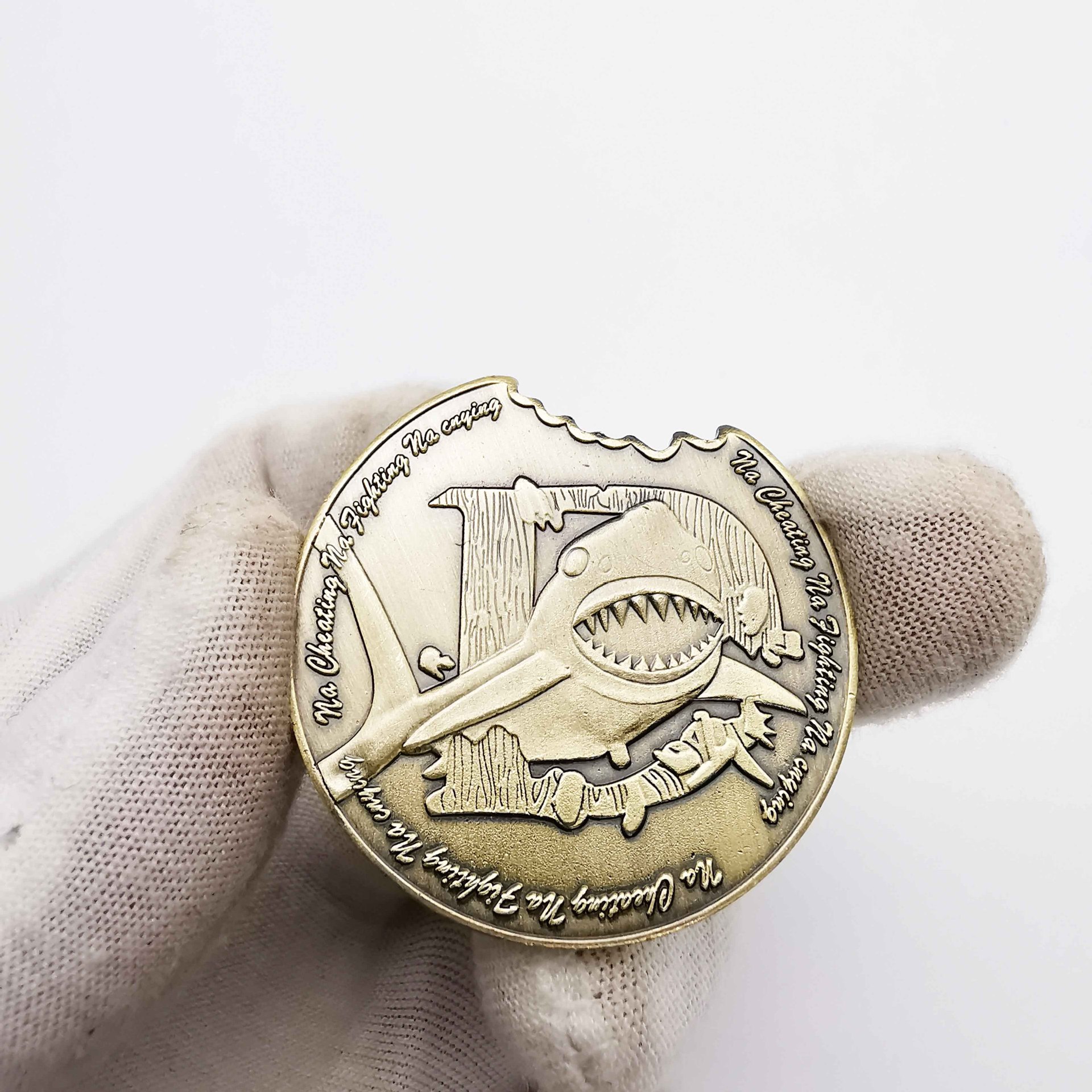 Arts and Crafts Movie Jaws commemorative coin Shark Animal Protection Coin