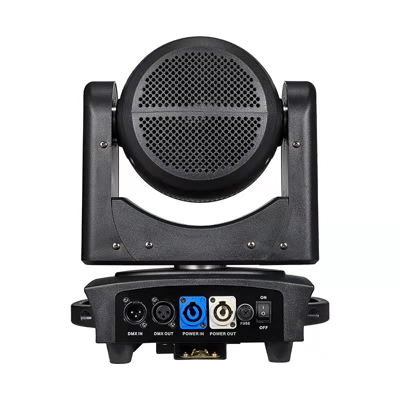 Stock UE 7x40W 4in1 RBGW Zoom Wash LED Ruchowa głowa Light Light Big Bee Eye Stage Lighting With Powercon Port na Wedding Party Club