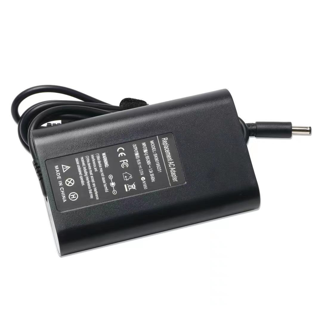 Fonte de alimentação para laptop, adaptador ac 19.5v 2.31a 45w para dell inspiron 15-3552 hk45nm140 la45nm140 ha45nm140 kxttw carregadores de bateria