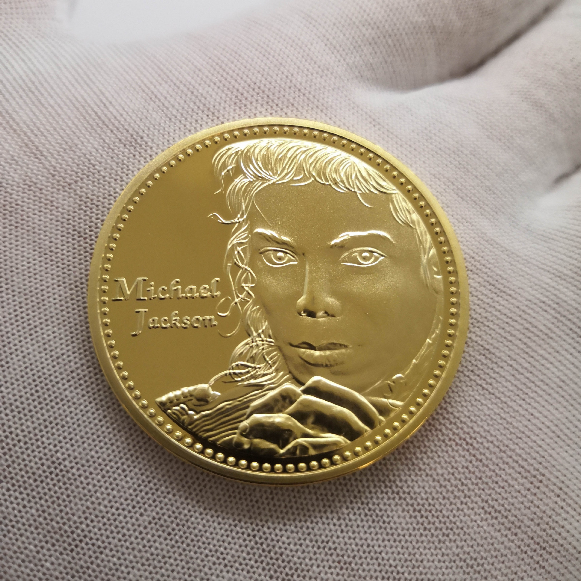 Sztuka i rzemiosło Michael Jackson Commorative Coin