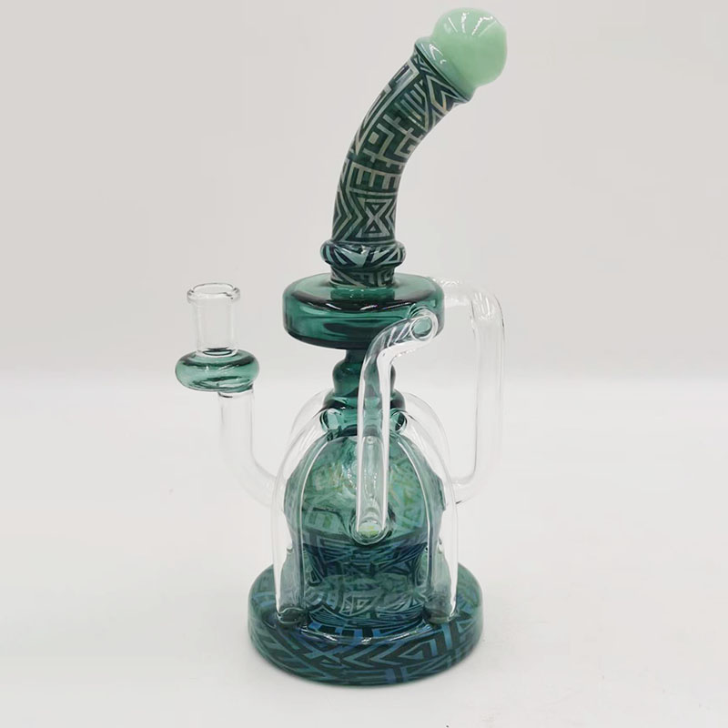 Hot selling glass pipe, creative and personalized smoking accessories, petroleum drilling rig