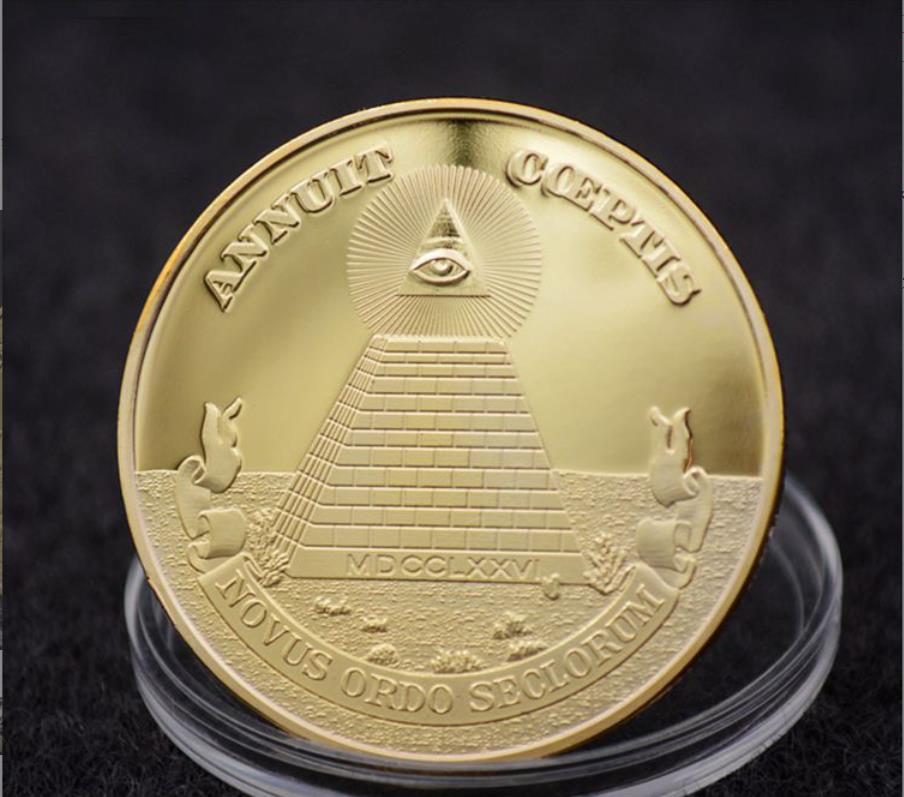 Arts and Crafts Commemorative coin of the Freemasonry Brothers of Europe and