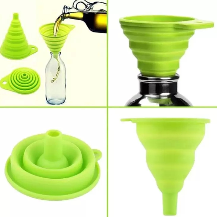 Mini ustensiles en Silicone Gel de Silicone, pliable, rétractable, Style entonnoir, trémie, outils de cuisine, livraison gratuite