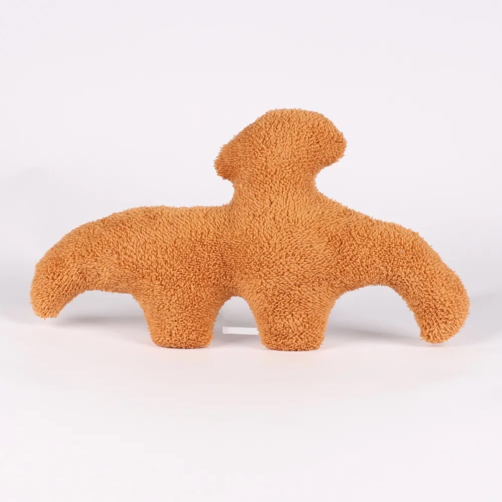 Nuovo Dino Chicken Nugget peluche blocco di pollo serie di dinosauri di vendita caldo Drago d'acciaio bullo drago bambola di peluche UPS gratuito