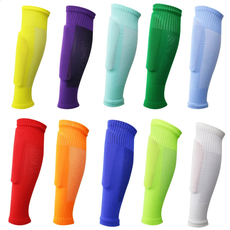 Sports Socks Professional Football Sock Vuxen Long Tube Fixed Sock High Elastic Ben Protector Sock med Pressing Plate 231109