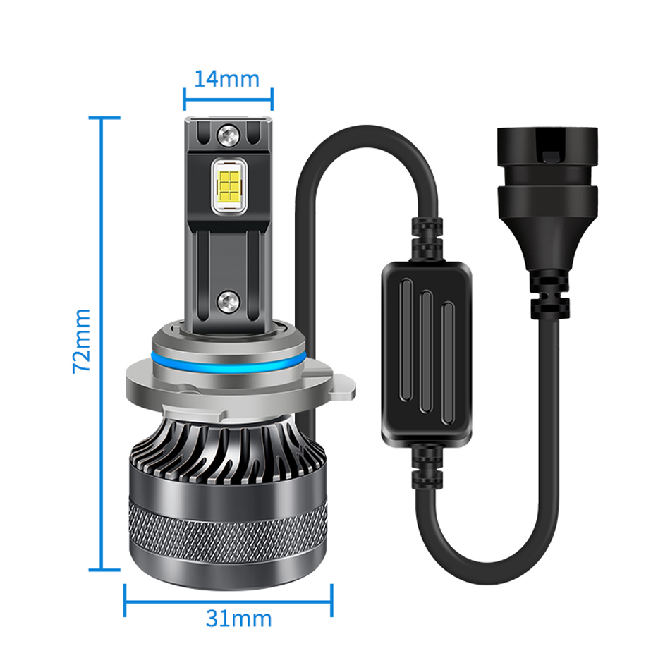 H4 H7 H8 30w Auto Led Scheinwerfer H9 H11 H3 9005 9006 LED 12V Auto licht Nebel Lampe H1 Turbo Lampe 10000LM 6000K Auto Styling R10