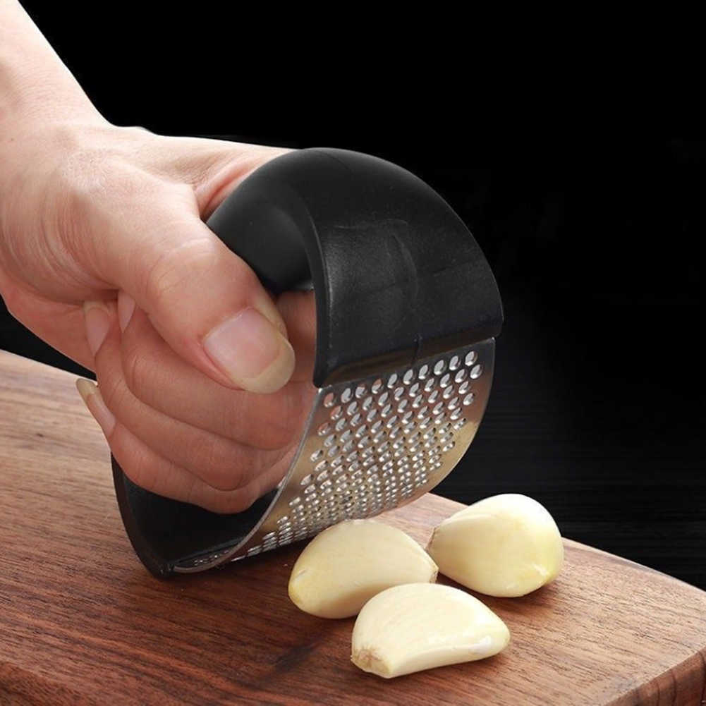 Nowy typ ręcznej prasy do czosnku ze stali nierdzewnej odpornej na korozję przyborów kuchennych do użytku domowego