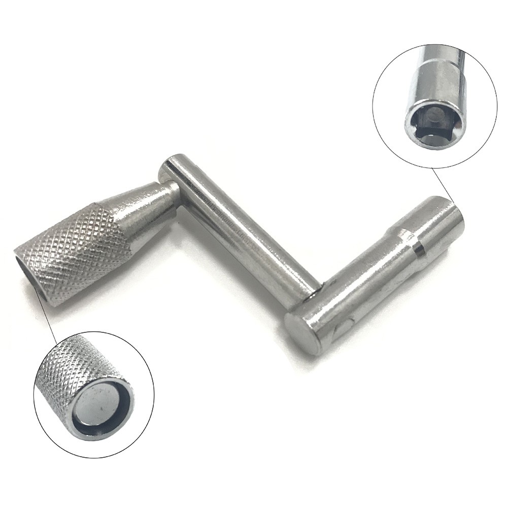 Swivel Drum Tuning Key Z Type Key Standard Square Sleutel 5,5 mm 6,7 x 4,9 cm percussieonderdelen Accessoires voor liefhebbers Universal