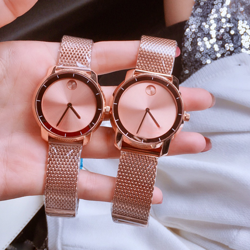 Zegarek męskie zegarki Women Wysokiej jakości designerskie zegarki Para Ruch kwarcowy 36 mm 42 mm tarcza Sapphire Glass Mirror Steel Pasek Strap Watch Fashion