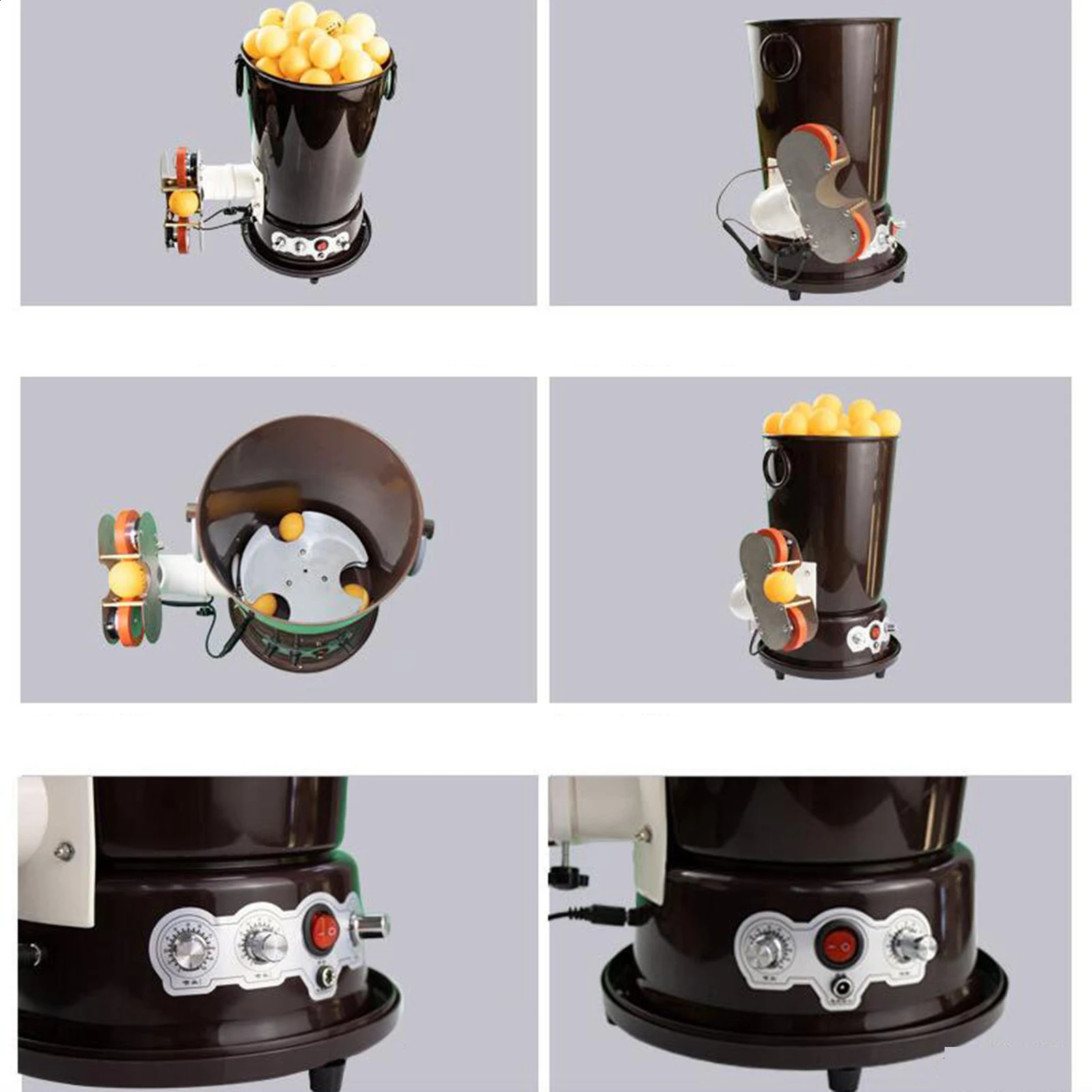 Zestawy tenisowe stołowe trening tenisowy Automatyczny Automatyczny miotacz piłki stołowej Ping Pong Machine dla początkujących 231109