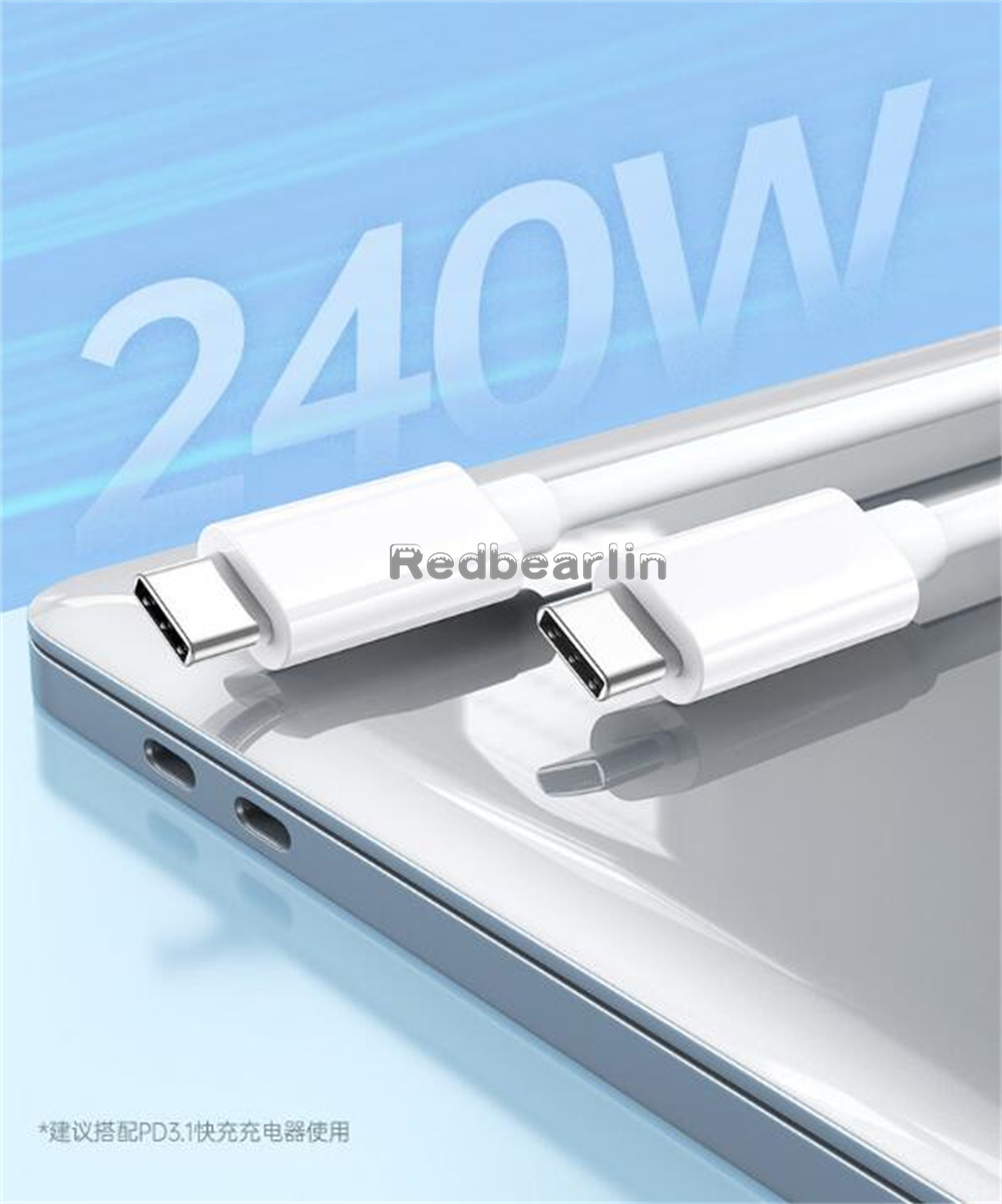 1m 2m super rápido carregamento rápido 240w usb c para USB-C pd cabo 100w 65 tipo c cabos para samsung s20 s23 s24 huawei htc android telefone