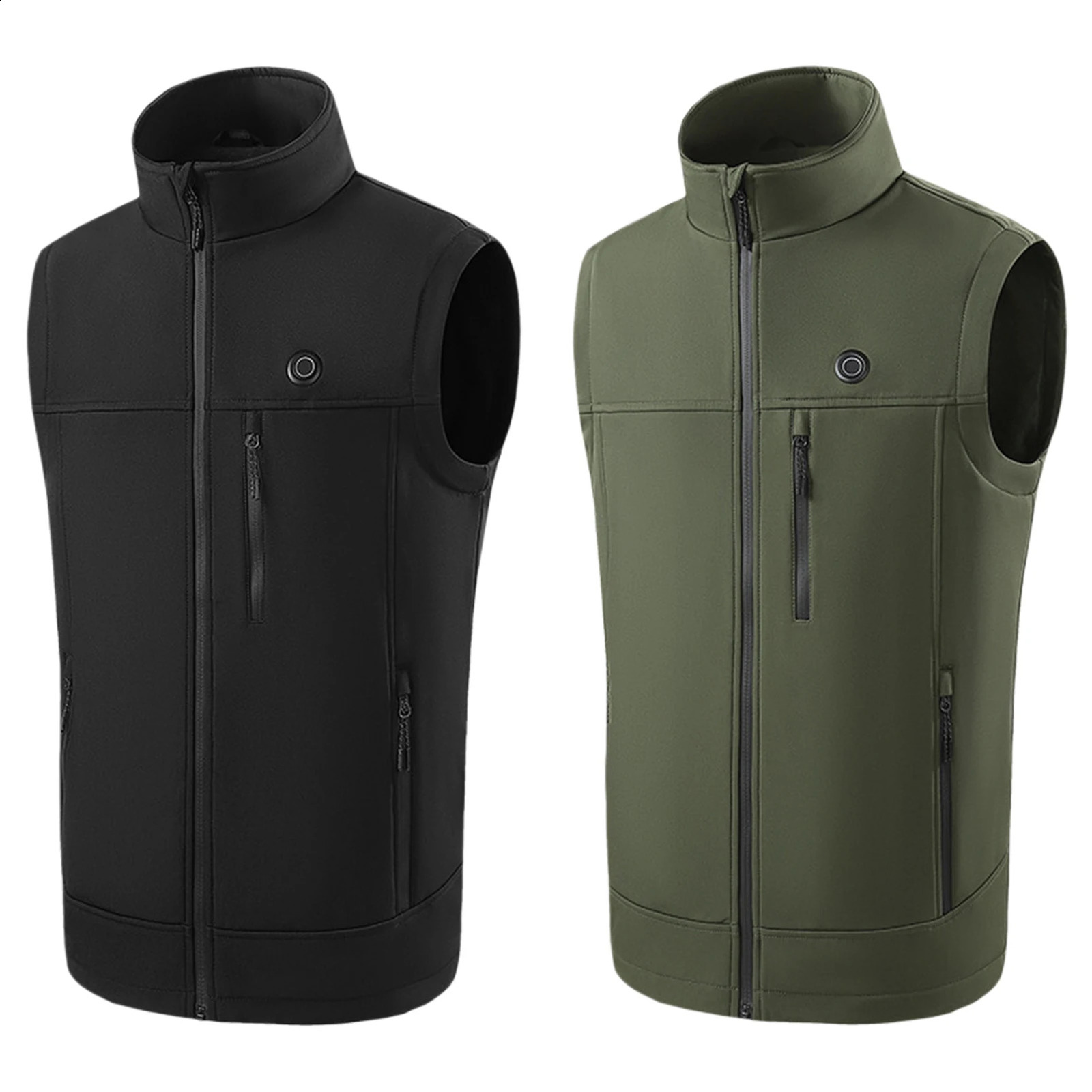 Gilets pour hommes Hommes Chauffage Gilet 9 Zone Électrique Chauffée Automne Hiver Femmes Veste Isolée Camping En Plein Air Chasse Thermique Chaud 231109