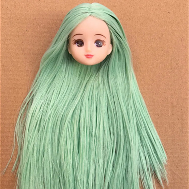 Bonecas originais jenny licca boneca cabeças bonito menina colorido cabelo longo diy vestir figuras presentes brinquedos 231109
