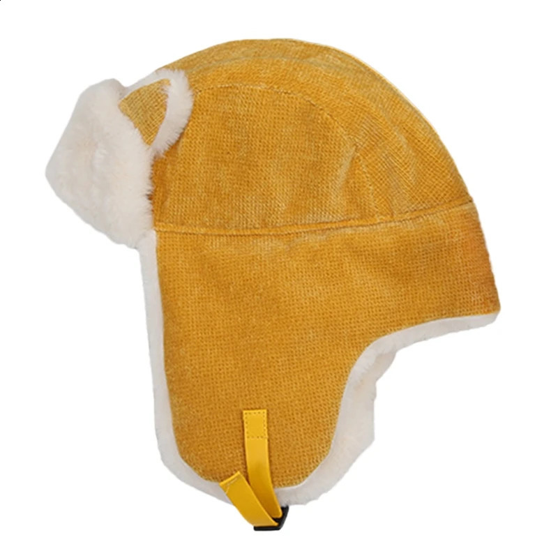 Beanie/Totenkopfkappen Winter kältebeständige warme Baumwollmütze Katzenohren Mütze Winter Russische Mütze Frauen Warme Ohrenschützer Verdickte Ohrenklappenmütze 231109