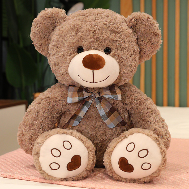 35-80 cm hoogwaardige klassieke teddybeer pluche speelgoed schattige vlinderdas beer plushie kussen gevulde zachte poppen voor kinderen meisje minnaar cadeaus